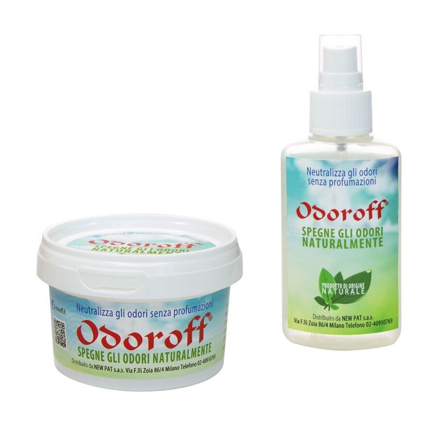 Odoroff Assorbiodore Naturale Barattolo + Spray 200ml